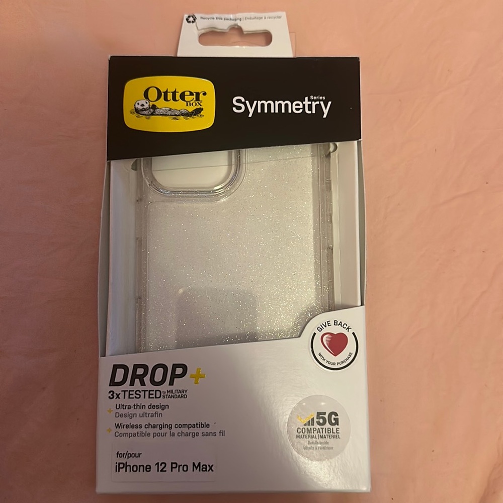 Otter Box iPhone 12 Pro Max Clear Glitter Case